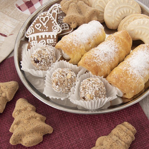 Pladenj iz nerjavečega jekla ø 28 cm – Orion-image-1