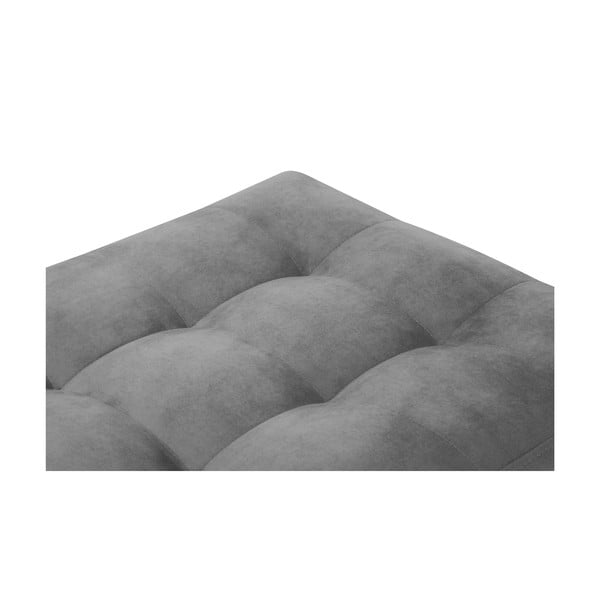 Svetlo siv žametni otoman Milo Casa Santo-image-4