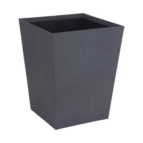 Črn koš za smeti Sofia Canvas Paper Laminate – Bigso-image-3