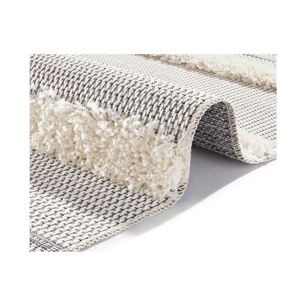 Siva preproga Mint Rugs Handira Stripes, 77 x 150 cm-image-1