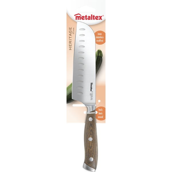 Santoku nož iz nerjavečega jekla Heritage – Metaltex-image-1