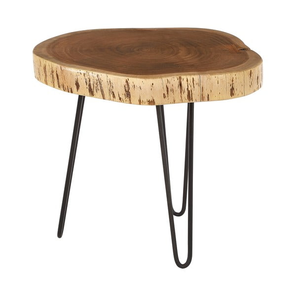 Stranska mizica z mizno ploščo iz akacije 46x48 cm Nandri – Premier Housewares