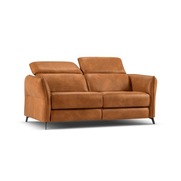 Svetlo rjava usnjena sedežna garnitura 103 cm Hubble – Windsor & Co Sofas-image-2