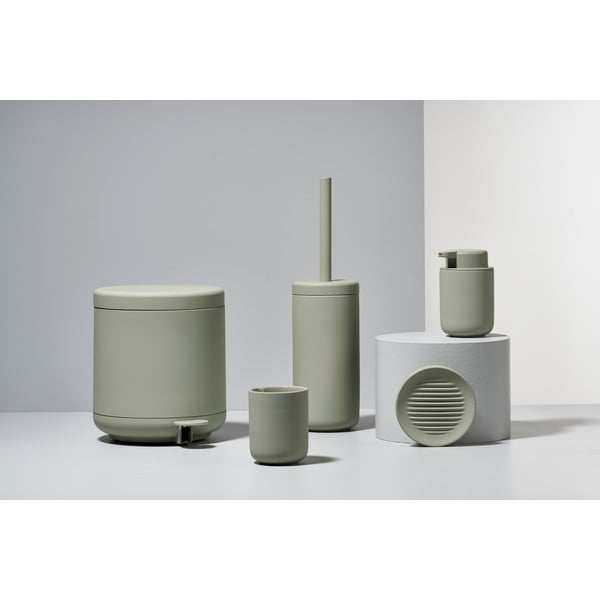 Sivo-zelen keramičen dozirnik za tekoče milo Zone Eucalyptus, 250 ml-image-3