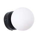 Črna/bela stenska svetilka Blaze – Sollux