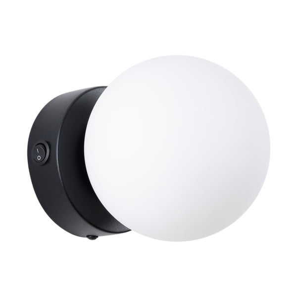 Črna/bela stenska svetilka Blaze – Sollux