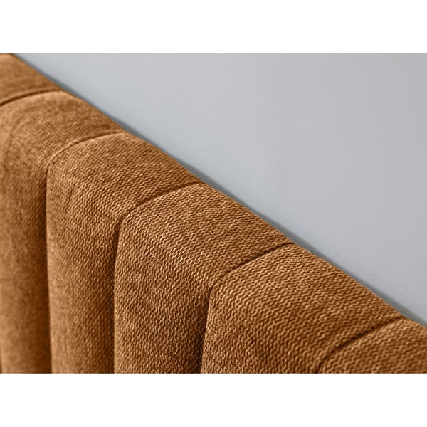 Zakonska postelja z letvenim dnom 180x200 cm v bakreni in naravni barvi Oceane – Bobochic Paris-image-4