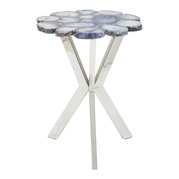 Kare Design Trasury blue kavna mizica, ⌀ 40 cm