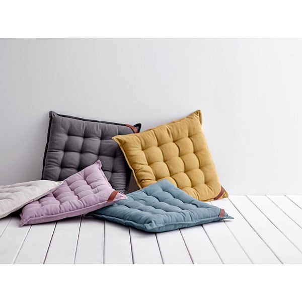 Svetlo zelena bombažna sedežna blazina Södahl, 40 x 40 cm-image-3