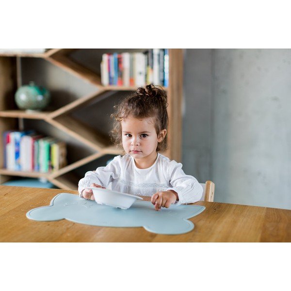 Svetlo moder silikonski pogrinjek Kindsgut Bear, 48 x 25 cm-image-1