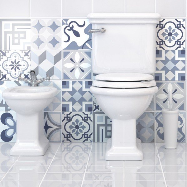 Komplet 24 dekorativnih stenskih nalepk Ambiance Spa, 10 x 10 cm-image-2