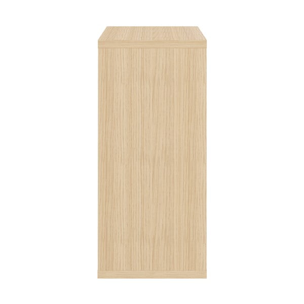 Črna komoda v dekorju hrasta 113x113 cm Hugo - TemaHome-image-4