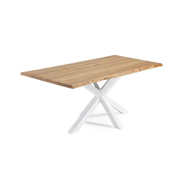 Jedilna miza z mizno ploščo v hrastovem dekorju 90x160 cm Argo – Kave Home-image-1