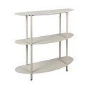 Siv kovinski regal 90x82x28 cm Riqueza – Leitmotiv