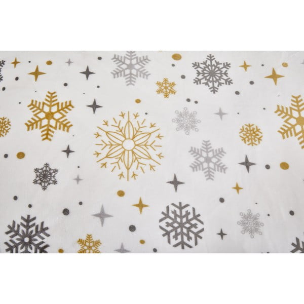 Kremno bela enojna posteljnina iz mikropliša 140x200 cm Magic – My House-image-4