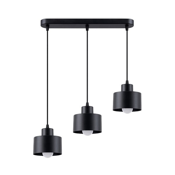 Črna viseča svetilka ø 12 cm Alastro – Nice Lamps