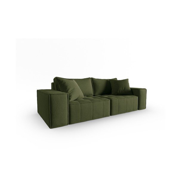 Zelena sedežna garnitura 212 cm Mike – Micadoni Home-image-2