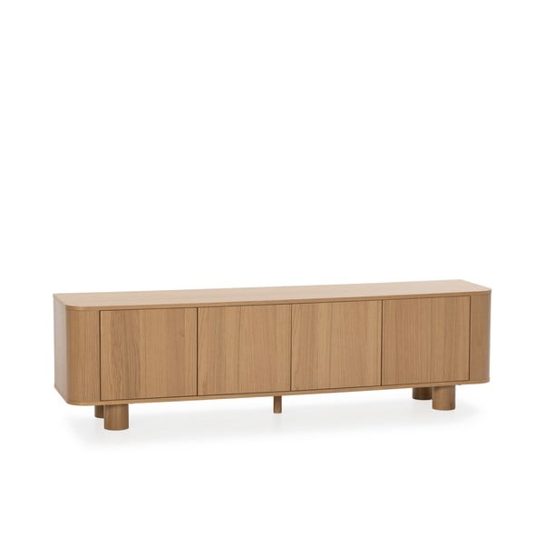 TV omarica v hrastovem dekorju v naravni barvi 180x50,5x40 cm Padoc – MOME-image-3