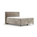 Bež boxspring postelja s prostorom za shranjevanje 180x200 cm Voyage – Maison de Rêve