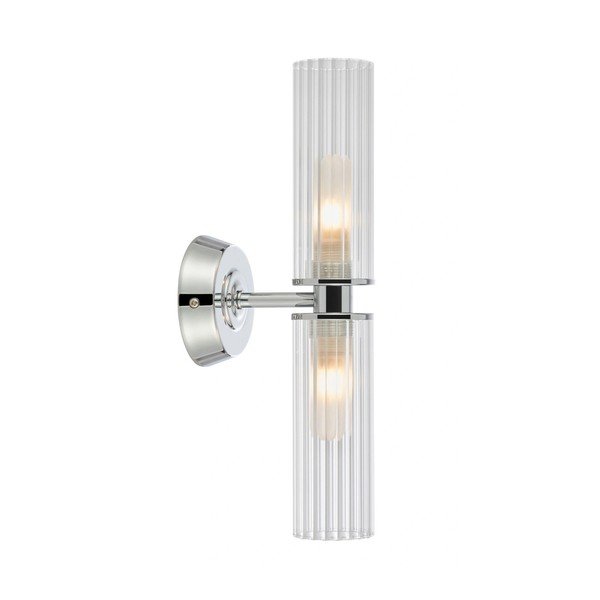 Stenska svetilka v srebrni barvi Rimini – Markslöjd