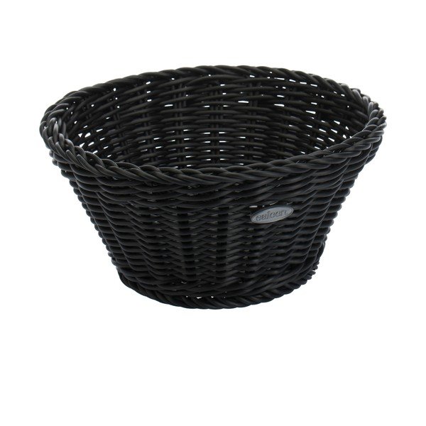Črna košara za mizo Saleen, ø 18 cm-image-1