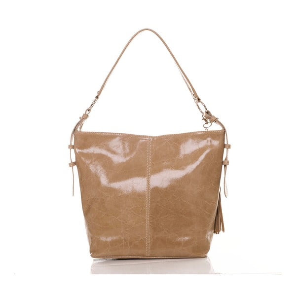 Usnjena torbica Hobo Taupe-image-3