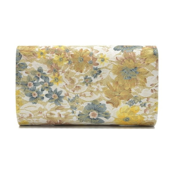 Bež torbica s cvetličnimi motivi Roberta M Floral
