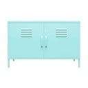 Svetlo modra kovinska omarica 100x64 cm Cache - Novogratz