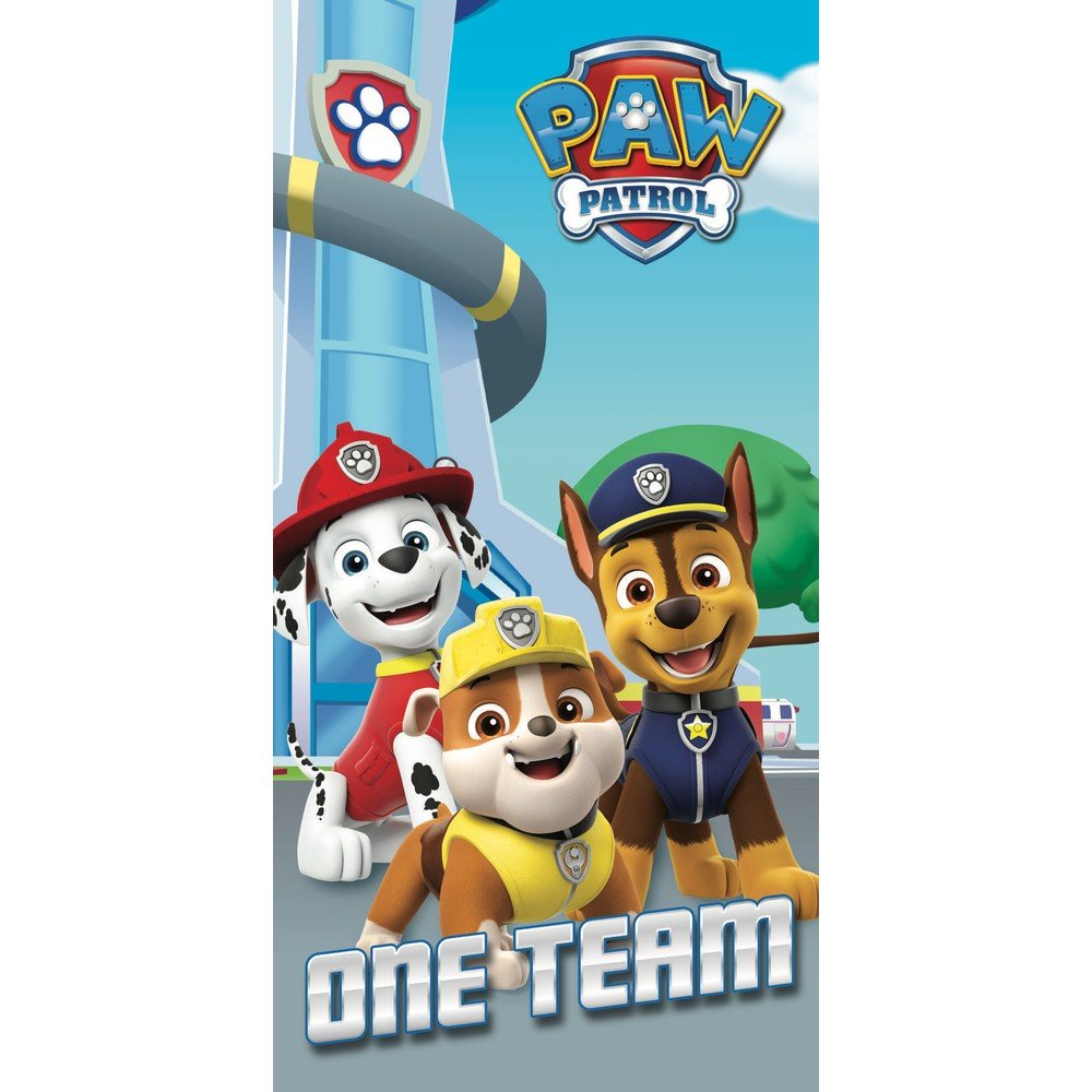 Bombažna otroška brisača Paw Patrol