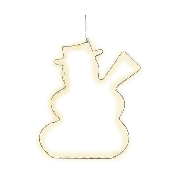 Viseča LED dekoracija Best Season Lumiwall Snowman