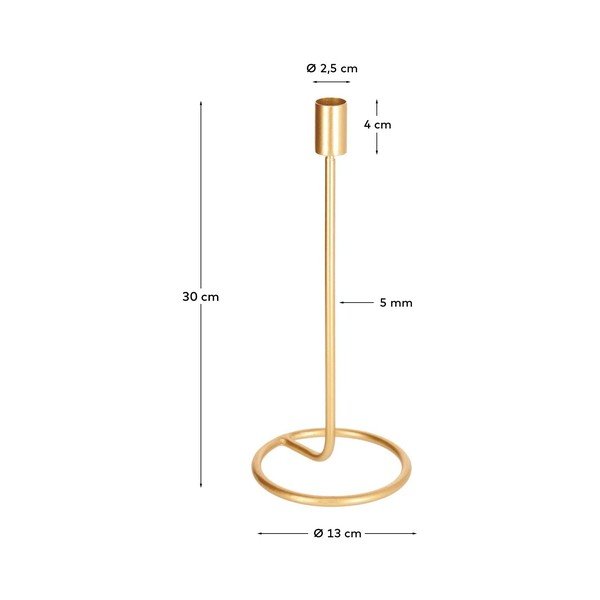 Kovinski svečnik Babirye – Kave Home-image-4