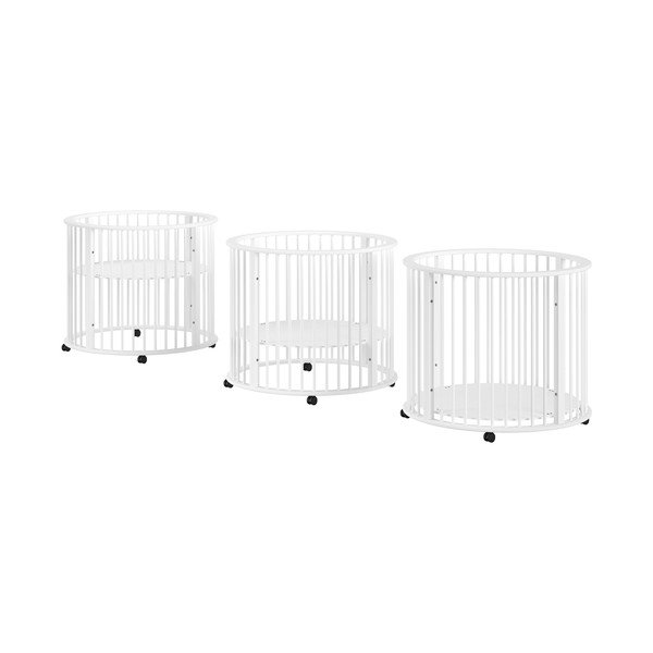 Bela stajica iz masivne bukve 90x90 cm Dino – Vipack-image-2