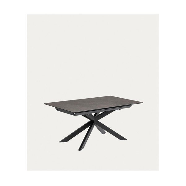 Raztegljiva jedilna miza z dodatno ploščo s keramično ploščo 90x160 cm Atminda – Kave Home-image-2