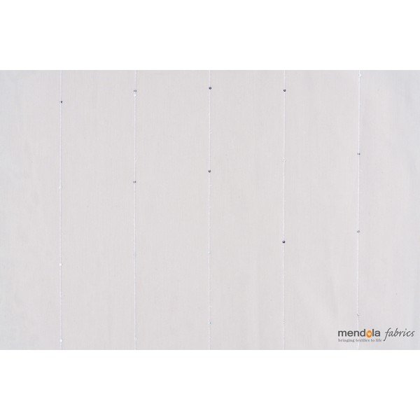 Bela prosojna zavesa 140x260 cm Michelle – Mendola Fabrics-image-3