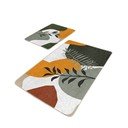 Zelene žametne kopalniške preproge v kompletu 2 ks 60x100 cm Illustrated Autumn – Mila Home