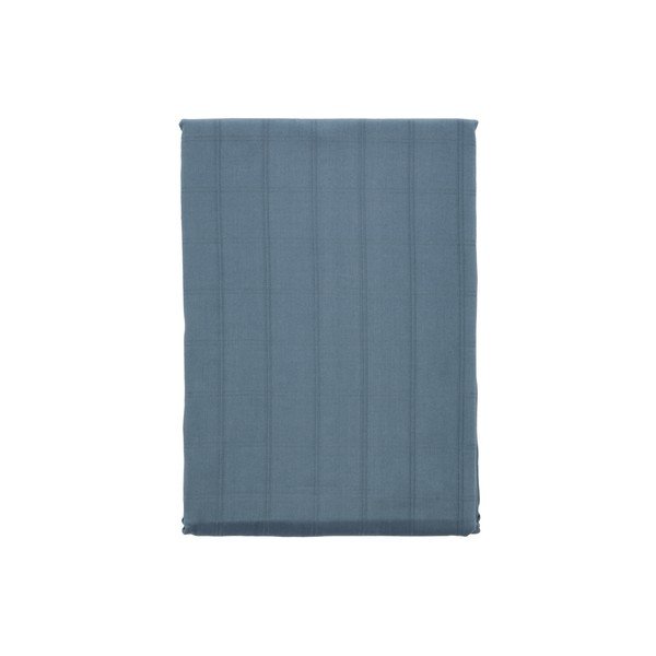 Temno modra podaljšana posteljnina za zakonsko posteljo iz damasta 200x220 cm Clear – Södahl-image-4