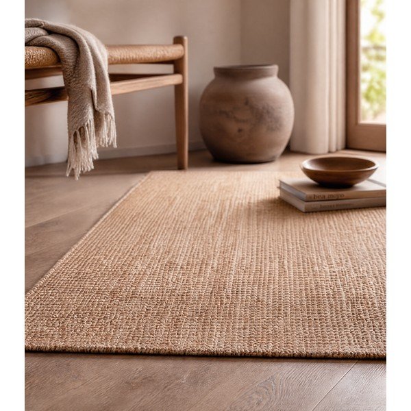 Tekač iz jute v naravni barvi 80x200 cm Bouclé – Hanse Home-image-3