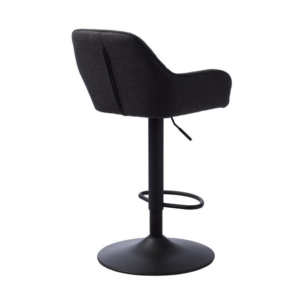 Temno siv barski stol z nastavljivo višino Nolan – Unique Furniture-image-3