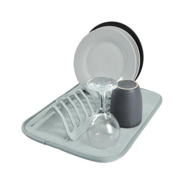 Svetlo modra plastična odcejalna podloga 36x28 cm – Homéa-image-1