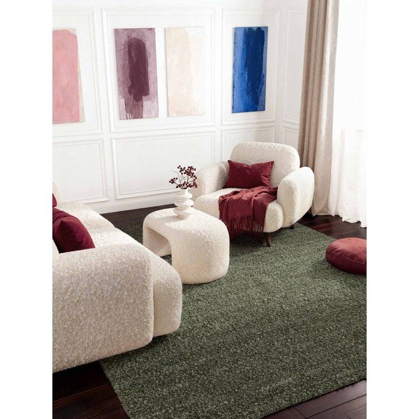 Zelena ročno tkana bouclé preproga 120x170 cm Notting Hill Portobello – Ted Baker-image-2