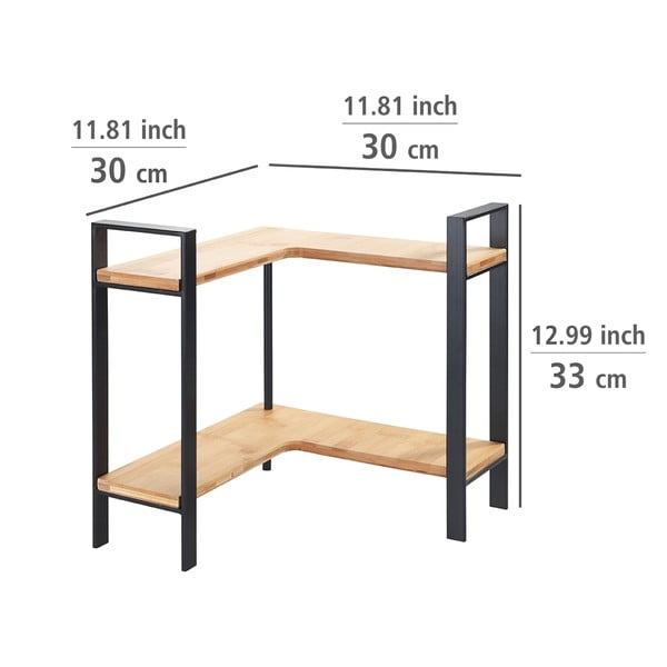 Kuhinjska kotna polica Wenko Lou, 30 x 33 cm-image-4