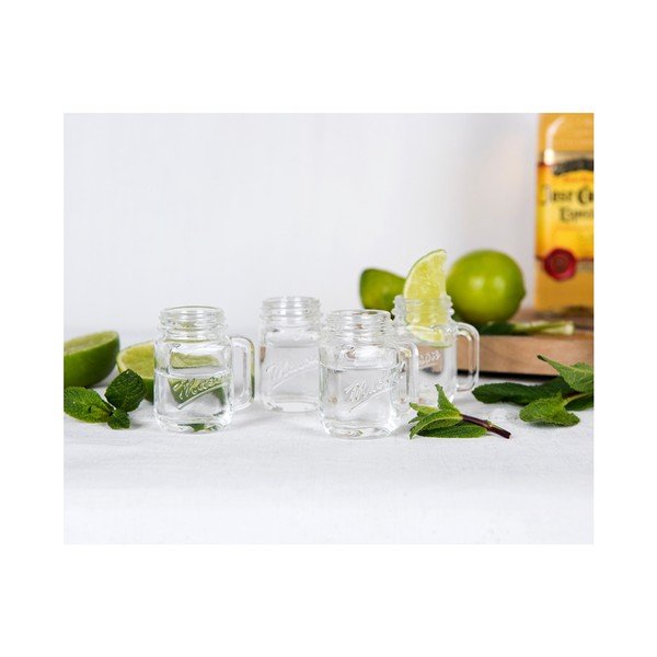 Komplet 4 kozarcev Rex London Mason Jar-image-4