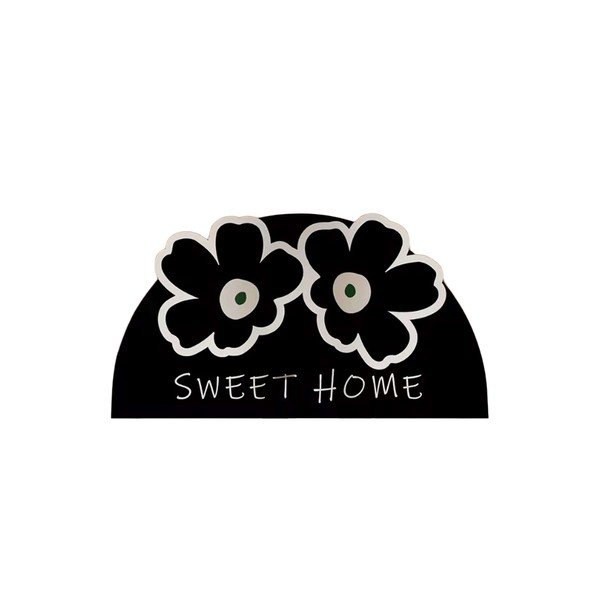 Črna kopalniška preproga 60x100 cm Miedo – Foutastic