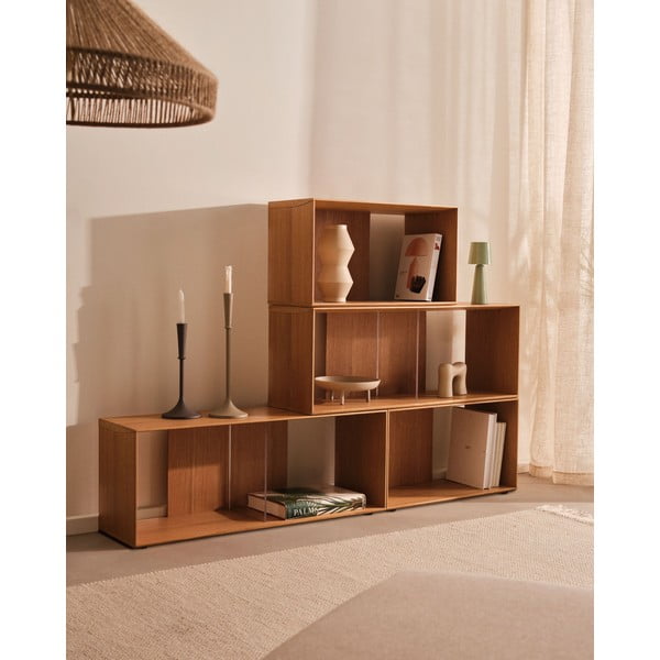 Sistem modularnih polic v hrastovem dekorju 2 ks 101x76 cm Litto – Kave Home-image-4