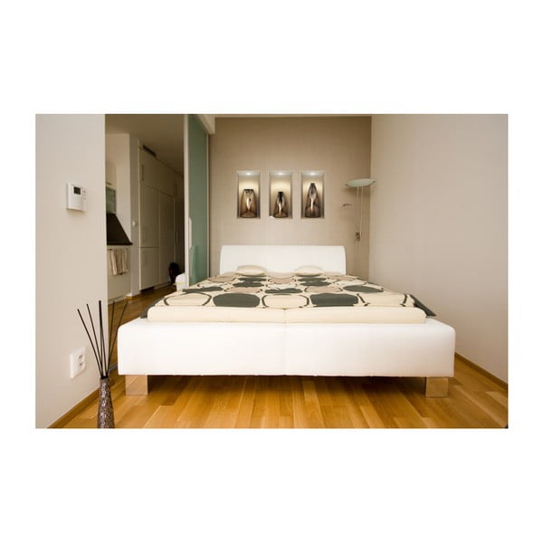 Komplet 3 nalepk z učinkom 3D Ambiance Wooden Vases-image-3