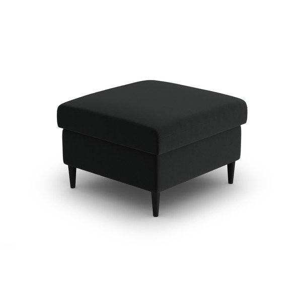 Črn žameten tabure Kyoto – Cosmopolitan Design-image-2