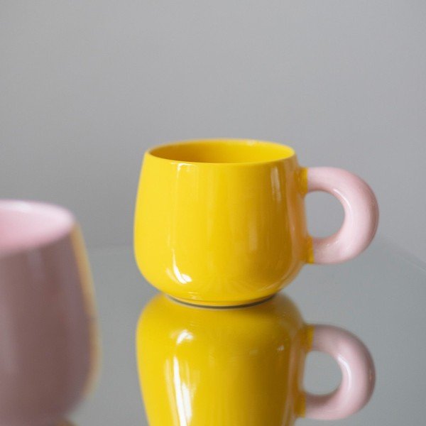 Rumena skodelica iz porcelana new bone china 470 ml Coco – ONA-image-2
