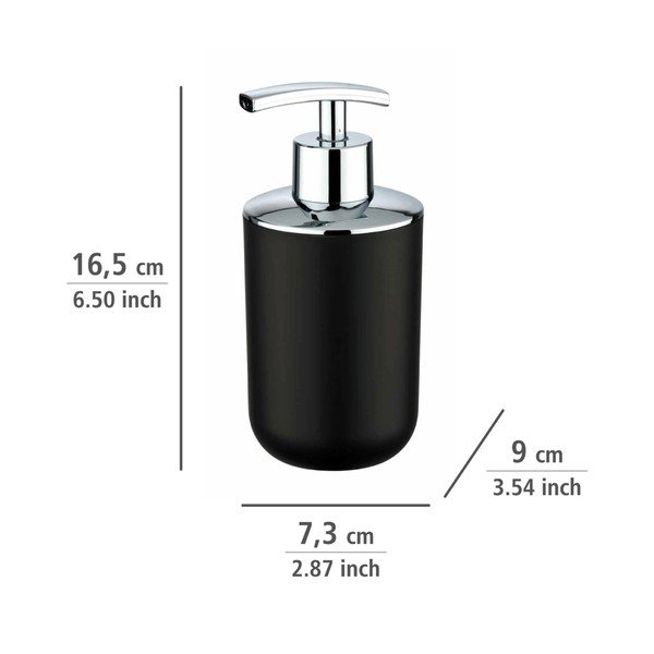 Črn dozirnik za milo Wenko Brasil-image-3