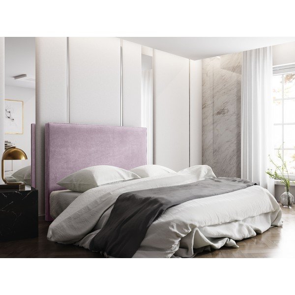 Svetlo rožnato vzglavje 180x120 cm Natalia – Milo Casa-image-3