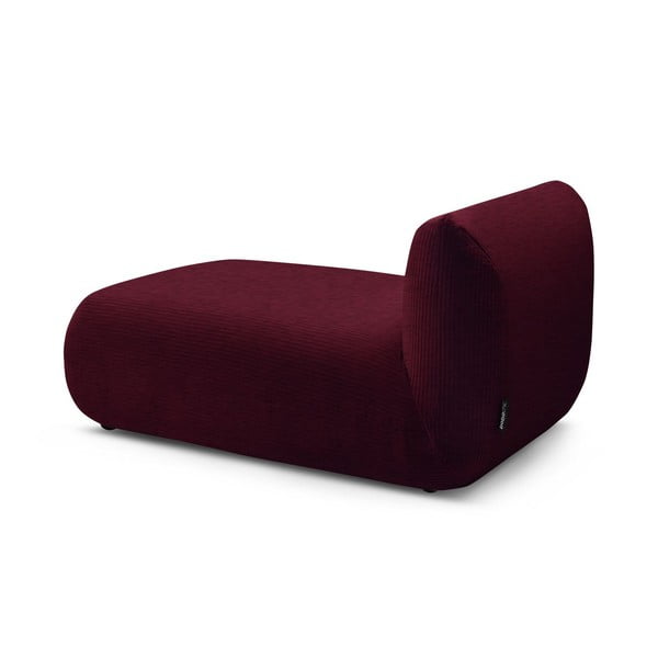 Bordo rdeč žametni kavč modul Lecomte - Bobochic Paris-image-1